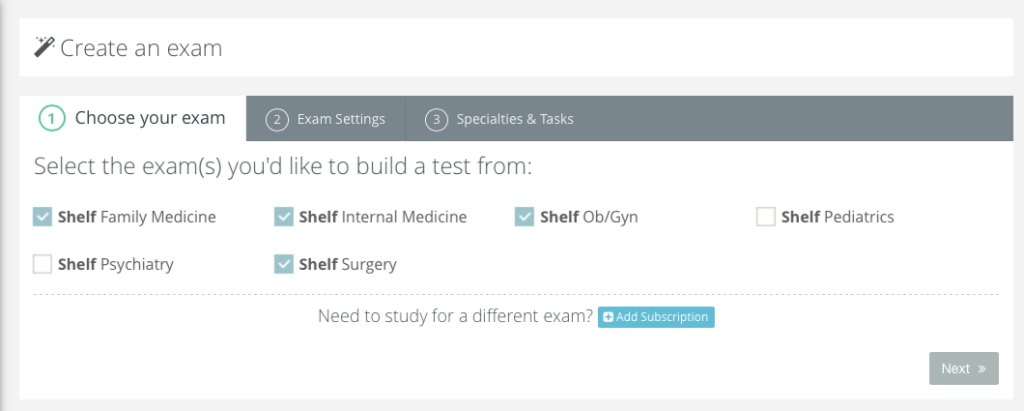 COMLEX and COMAT Practice Exam Creation